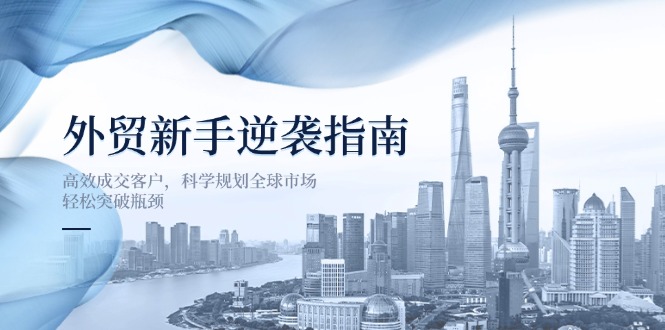 外贸新手逆袭指南：高效成交客户，科学规划全球市场，轻松突破瓶颈-云创网