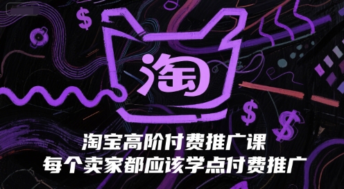 淘宝高阶付费推广课，每个卖家都应该学点付费推广-云创网