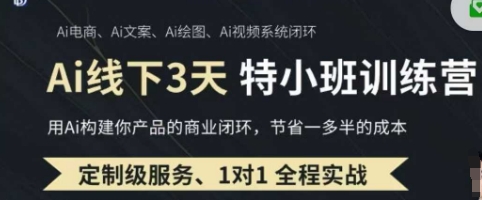 AI实操培训第20-21期线下，0基础保姆级教程，3月最新整理，企业获客、降本增效、打造超级个体-云创网