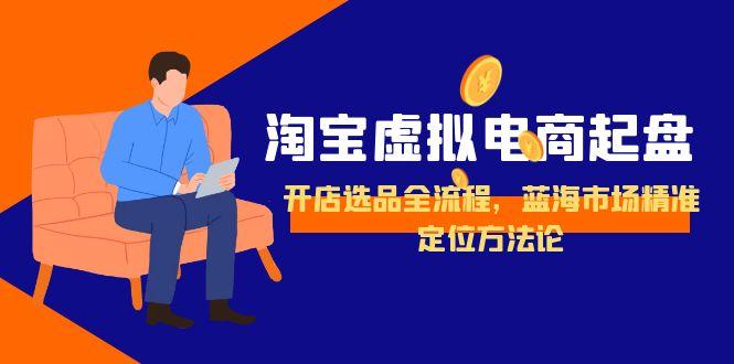 淘宝虚拟电商起盘，开店选品全流程，蓝海市场精准定位方法论-云创网