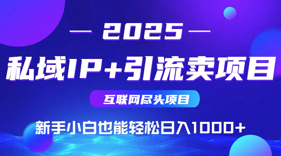 私域IP+卖项目，普通人小白也能轻松实现日入1000+-云创网