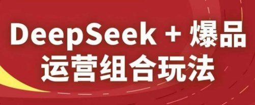 DeepSeek+爆品运营组合玩法，2025淘系精品课-云创网