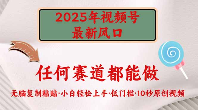 2025年视频号新风口，低门槛只需要无脑执行-云创网