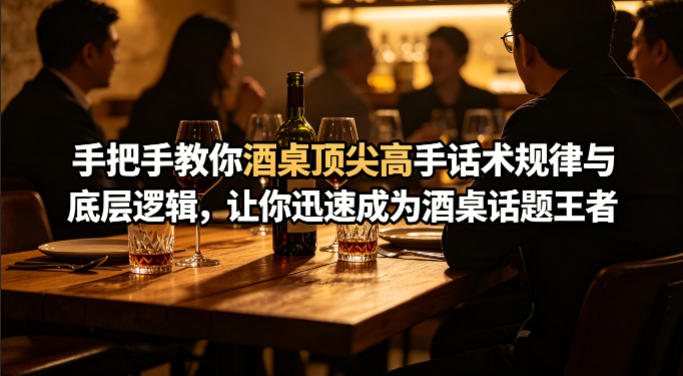 付费文章：手把手教你酒桌顶尖高手话术规律与底层逻辑，让你迅速成为酒桌话题王者(二十年全网独家经验分享)-云创网