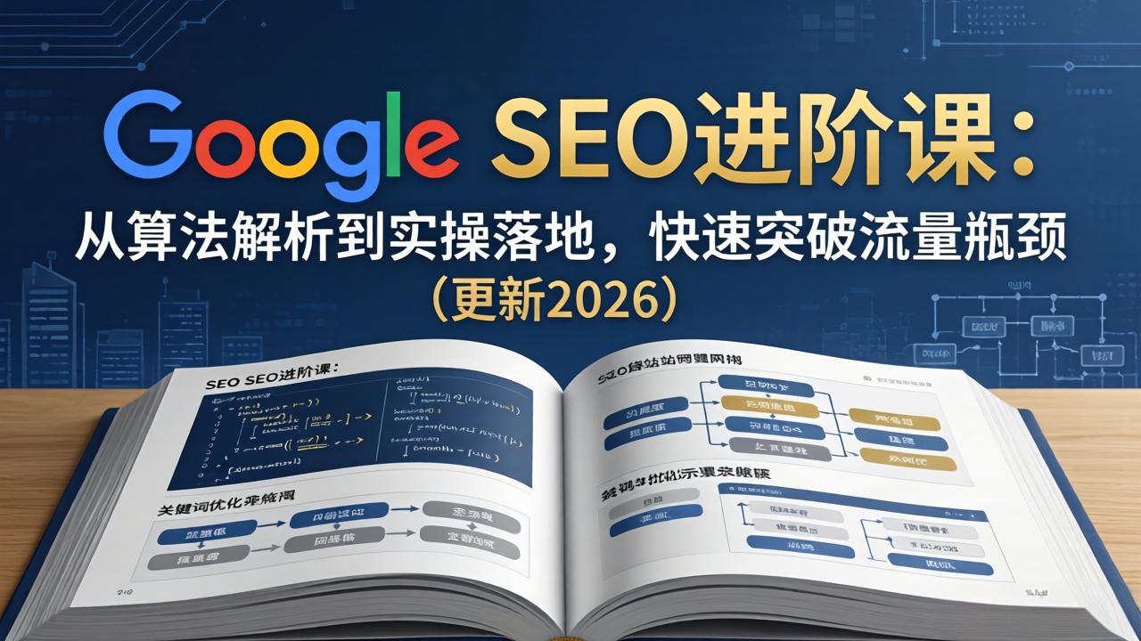 Google SEO进阶课：从算法解析到实操落地，快速突破流量瓶颈(更新2026-云创网