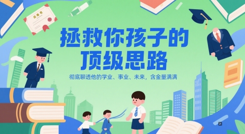 付费文章：拯救你孩子的顶级思路，彻底聊透他的学业、事业、未来，含金量满满-云创网