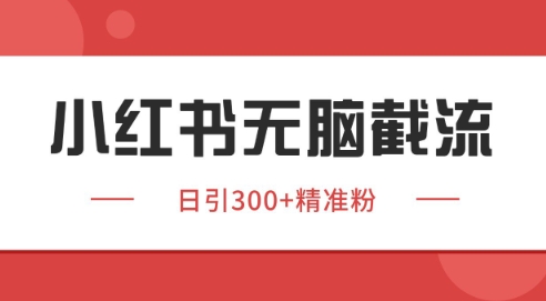 小红书截流同行客源，独家野路子获客玩法 日引200+暴力获客【揭秘】-云创网