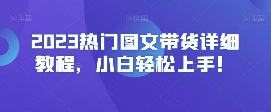 2023热门图文带货详细教程，小白轻松上手！-云创网