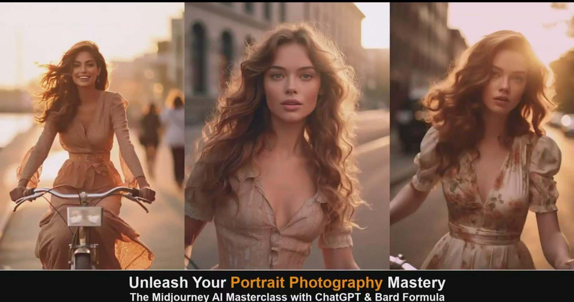 图片[4]-(9312期)Midjourney v5 ChatGPT 和 Bard AI人工智能人像摄影大师班-15节-中英字幕-云创网